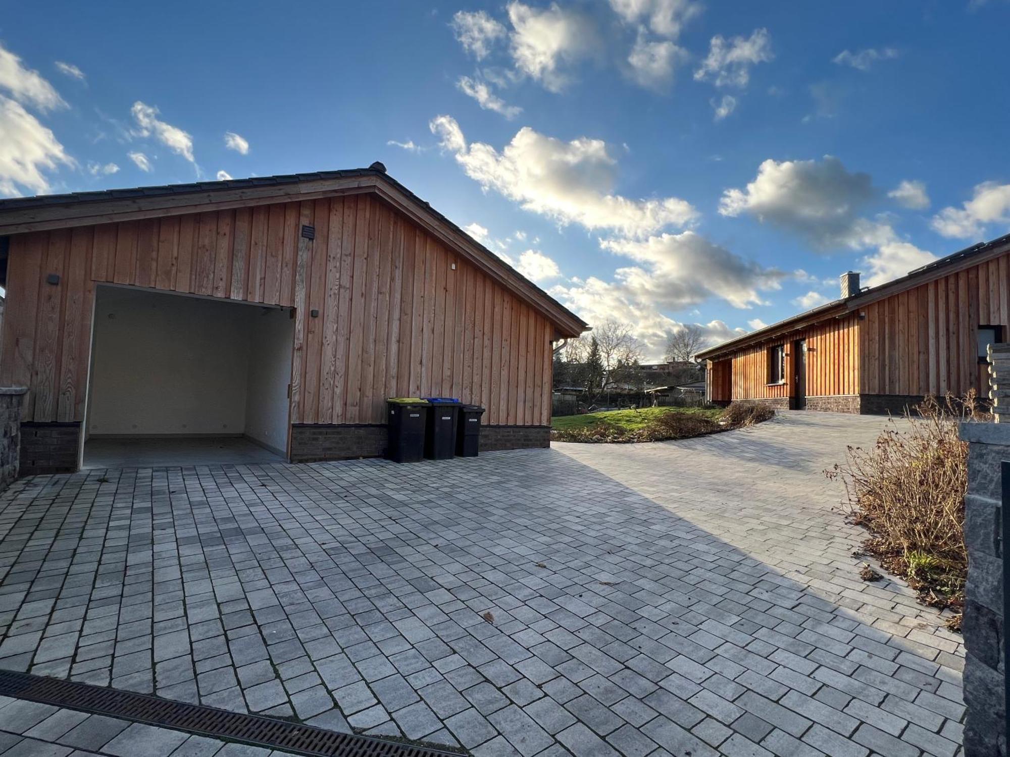 Ferienhaus Auszeit Mit Sauna Schwarz エクステリア 写真